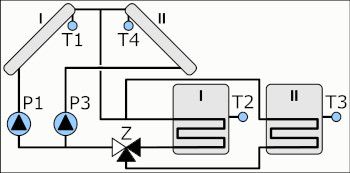 Соларен контролер Immsol 51 - работна схема 11